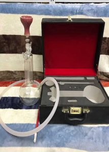 bình shisha thủy tinh vali