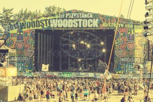 Khán đài của lễ hội nhạc rock Woodstock
